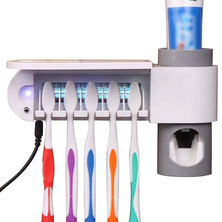 Squeaky Clean Toothbrush Sanitizer UV Disinfection