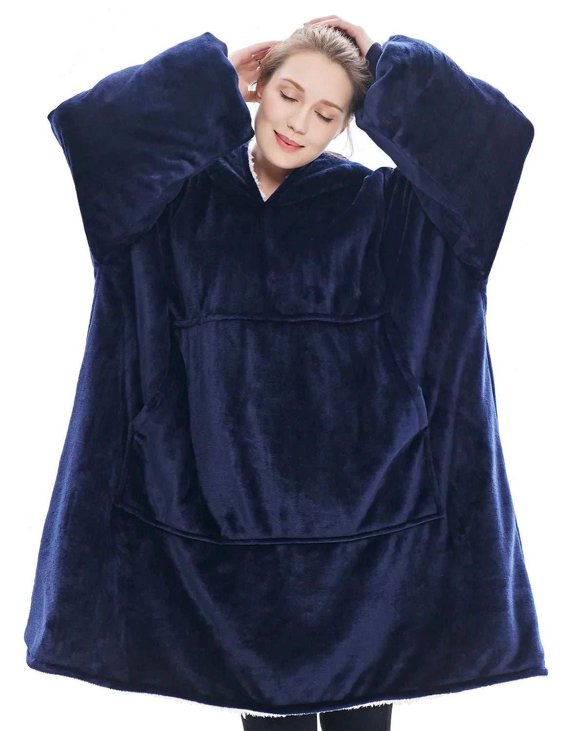 Oversized Cozy Blanket Hoodie