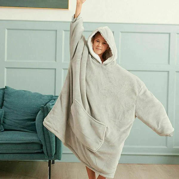Oversized Cozy Blanket Hoodie